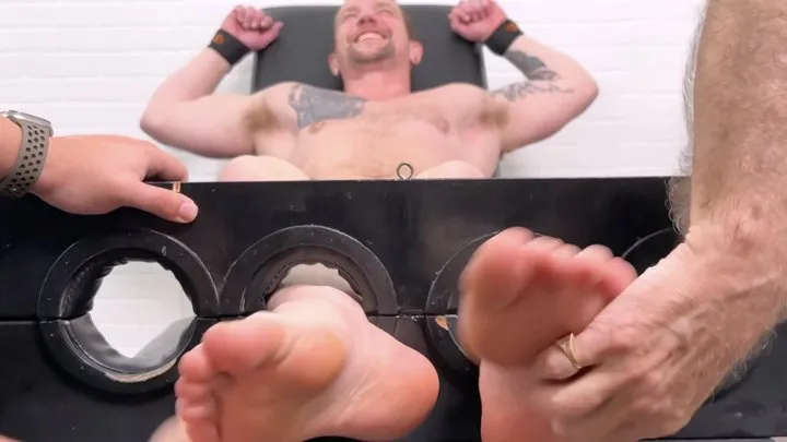 Male 4 Male Tickling  Foot Worship - Liam Hayes Tickled