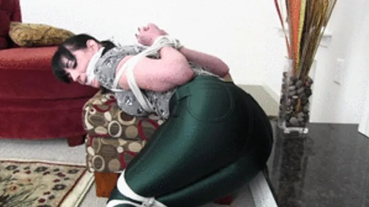 Bound Girdled And Gagged - 2503NYXON-Never let them talk you into playing Cops and Robbers!