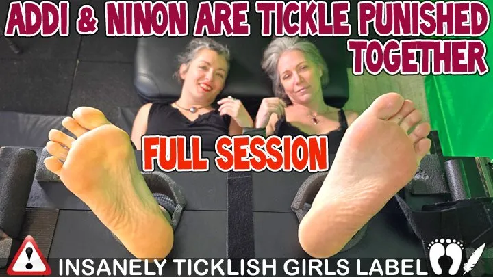 Tickle Frenchtickling  Store - ADDI & NINON ARE TICKLE PUNISHED TOGETHER : FULL SESSION - FULL HD MP4