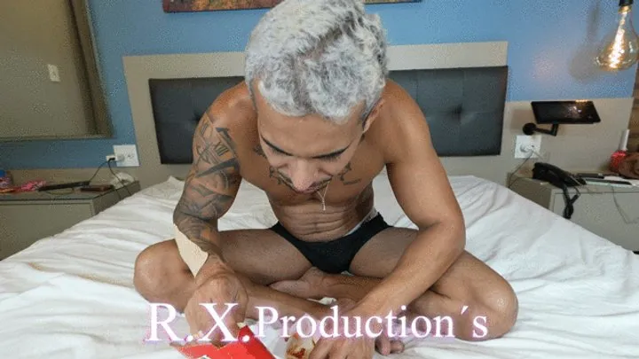 Rxproductions - FARTING IN THE FACE AND DICK OF THE USELESS SLAVE WHO DEVOURED MY FRIES AND HAMBURGER # FULL MOVIE # DELICIOUS HUMILIATION