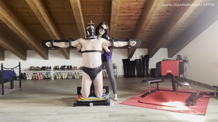 Tickling Corner By Solletilegando - MERCILESSLY TICKLED CRUCIFIED AND KNEELED | WMV