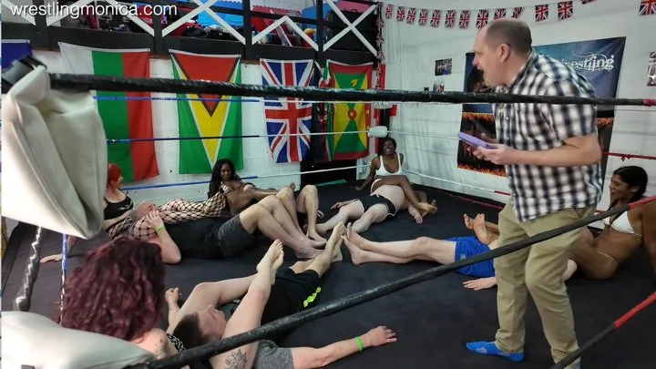 The Wrestling And Domination Room - Mixed Wrestling Party - March 2025 Part 4