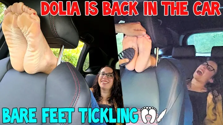 Tickle Frenchtickling  Store - DOLIA IS BACK IN THE CAR : BARE FEET TICKLING - HD WMV