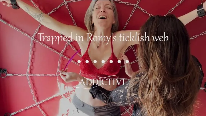 Addictive French Girl - French - Trapped in Romy's ticklish web