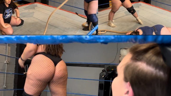 Nadia Sapphire - Giantess vs BBW (wedgies , ass smother, tug of war)
