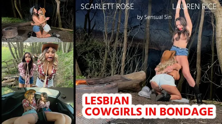 Scarlett Rosexxx - Scarlett Rose & Lauren Rice in Lesbian Cowgirls in Bondage