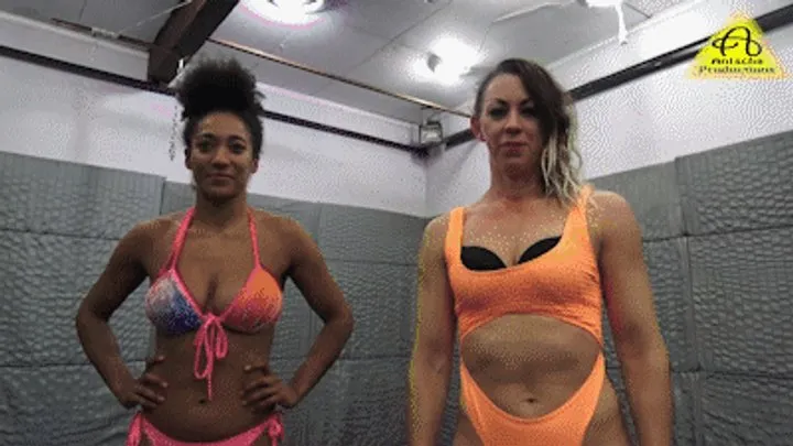Antschas Wrestling And Fetish Store - Sativa vs Viper Max female competitive wrestling
