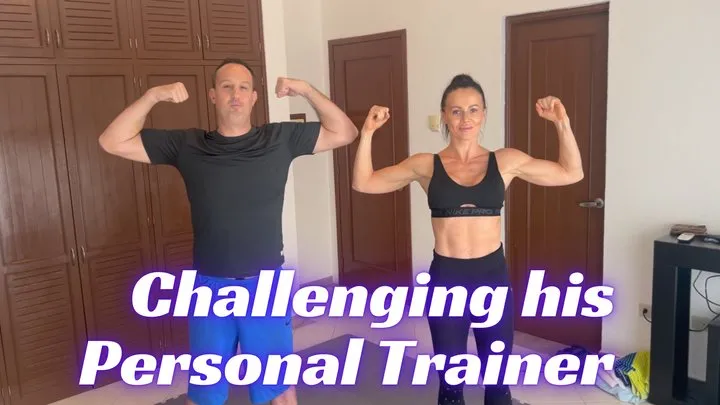 Kink Sports - Challenging his Personal Trainer - Former Bodybuilder Vera vs Kevin