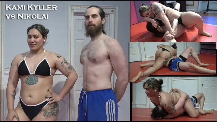 Doom Maidens Wrestling - Kami Kyller vs Nikolai: Competitive Mixed Wrestling (March 2025)