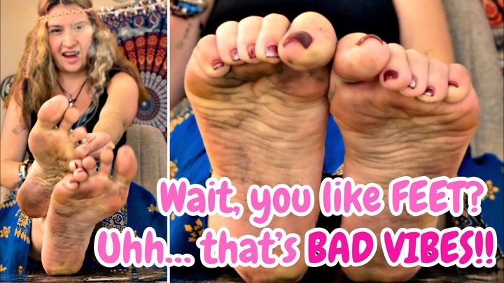 Temptress Toxin - Hippie Chick Discovers Your Foot Fetish (it doesn’t go well) - POV Foot Fetish Humiliation (HD)