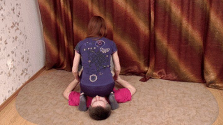 Furious Girls - Red-haired 18 yo Miss in purple yoga pants loves to dominate, vf0213h 720p