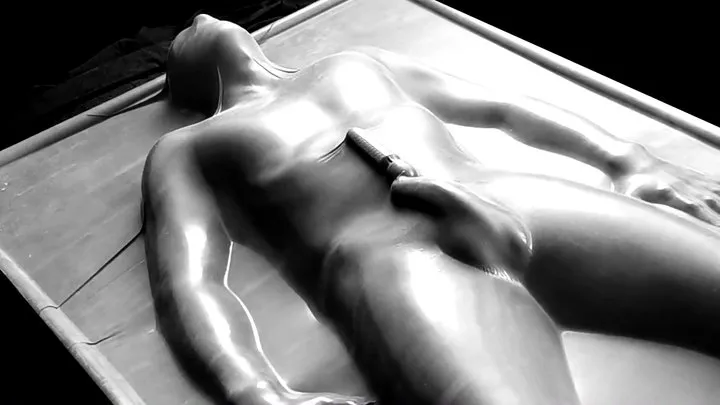 Encasedlatex - Sealed and vibed in the latex vacbed