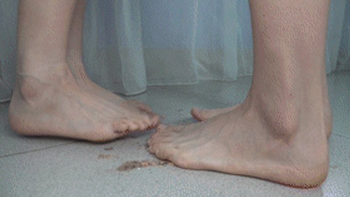 Asian Feet Goddess Worship - Two goddesses with four dirty feet tempting, beautiful feet playing!