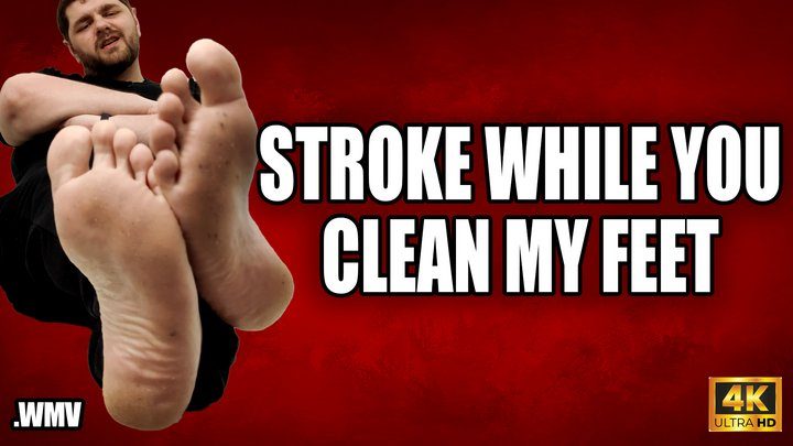 Kingdom Pictures - Stroke While You Clean My Feet 4k - WMV - KingMarti