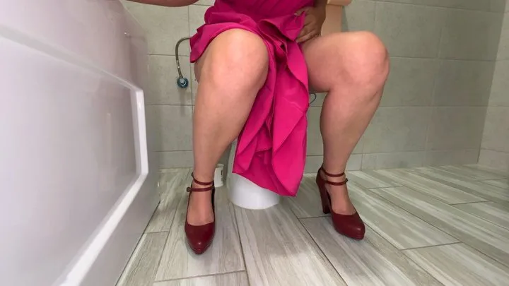 Gassy Kat - Black Dress Farts Standing