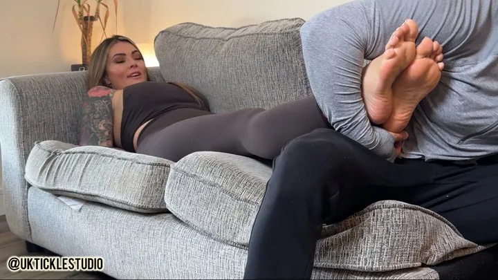 Uk Tickle Studio - Charley Gets Her Socks Tickled Off