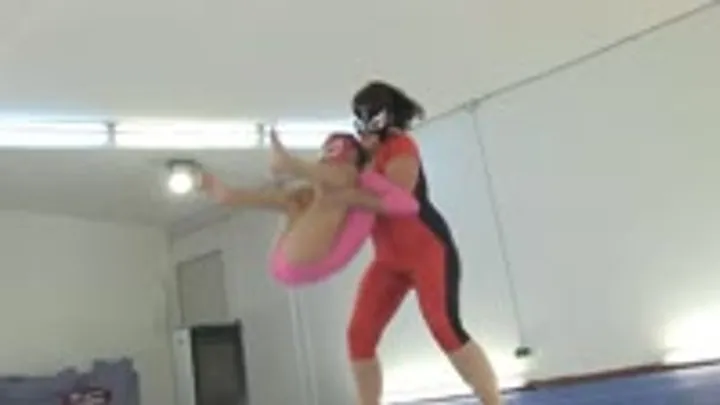 Sexy Combat - wrestle with mexican wrestling masks - mp4 1080p