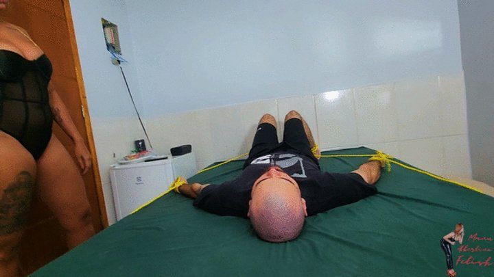 Evil Brazilian Girls - Face sitting brunette teen, part 1, by Olivia Mattos and Slave, (cam by Manu) FULL HD