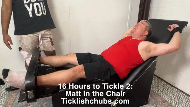 Ticklishchubs - 16 Hours to Tickle: Matt in the Chair