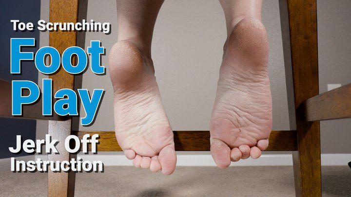 Kylie Jacobsx - Foot Worship Jerk Off Instruction Barefoot Toe Scrunching Footplay Under Chair - Kylie Jacobsx - MP4 4K HD