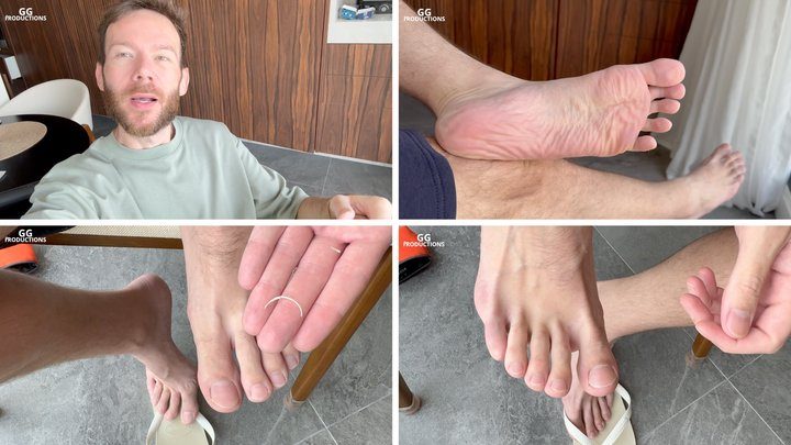 Feet Vini - Let's cut My toenails with Me - Feet Vini - Foot size 15