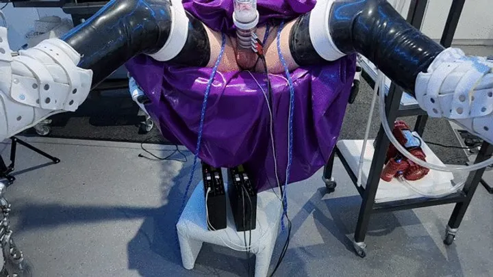 Miss Miranda - The Bondage Mistress - Suspended, masturbated and electrified