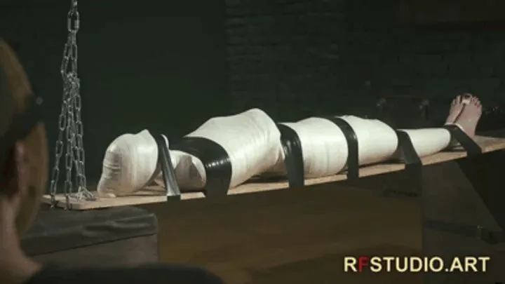 Rf Studio Production - Stacy - True Rope Bunny Bliss Part 2 - Total Microfoam Mummification and Vertical Suspension (FULL HD MP4)