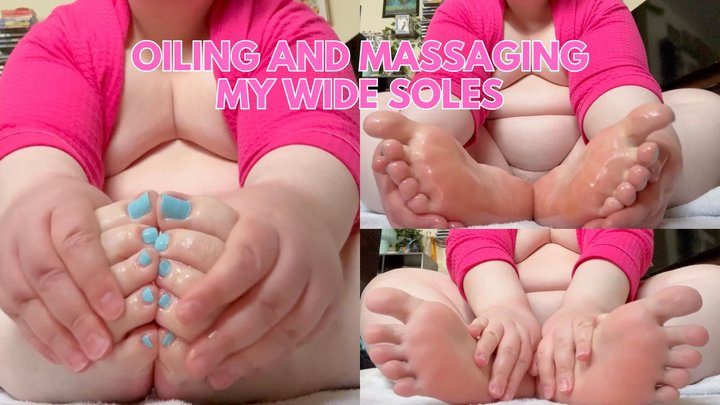 Moonprismzz - Oiling and Massaging My Wide Soles