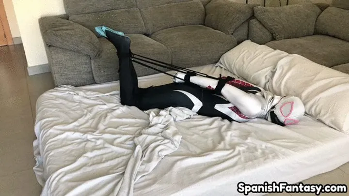 Spanishfantasy - SpiderGwen 1h hogtied