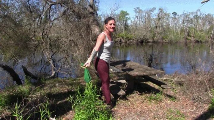 Fayth On Fire Fetish Films - Riverside Picnic Turned Hogcuffed & Stuck - WMV