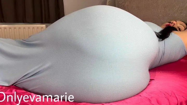 Evamaries Clip Store - Long Farts Blue Dress