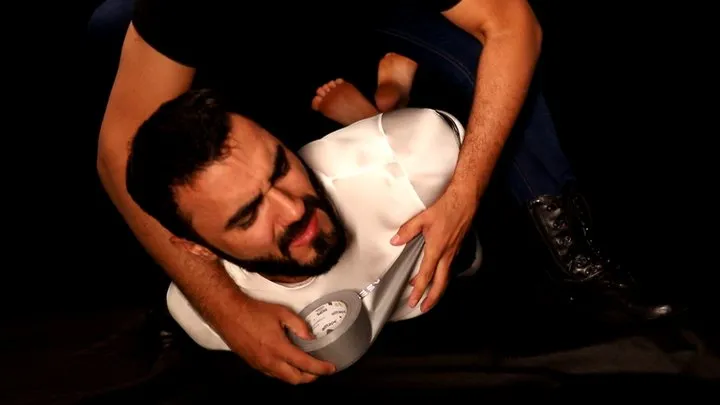 Tied Man Brasil - MY SLAVE KHAL: SILVER TAPE - PART 1