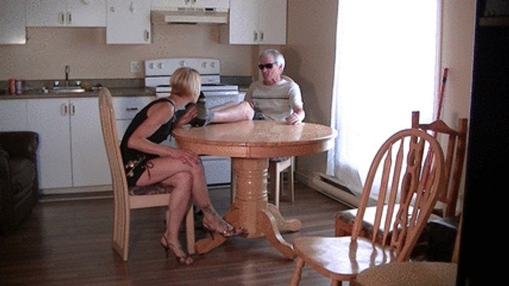 She Licks His Feet - Male feet for Cynthia (HD)