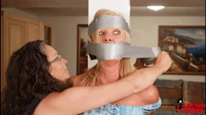Cinched And Secured - The Estate Sale - starring Dakkota Grey and Raven Eve (WMV Format)