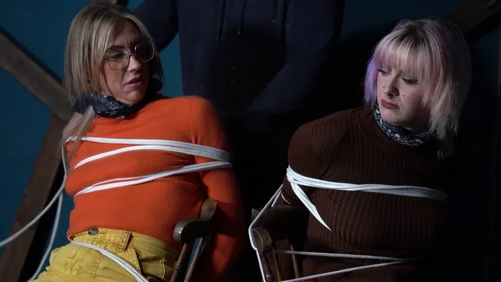 Altgirlsbound - 4303 Amber and Layla in Sweater Break In