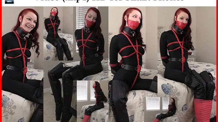 Keye Mobile Bondage - Kajira Bound - Catsuit and Ballet Boots - Part 1 (mp4 HD)