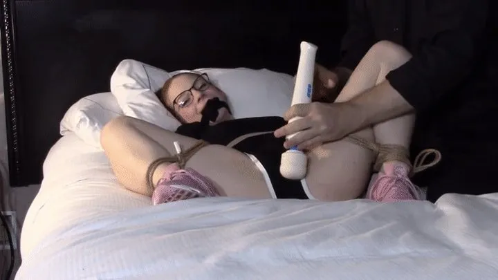 Bound And Gagged Damsels - Amy Quinn: Bondage and Groping for Girl in Tight Shorts and Sneakers, Part 2, Camera 2