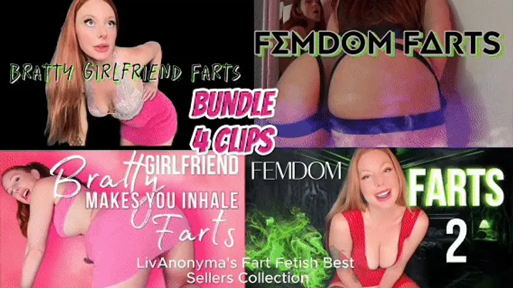 Liv Anonyma - Bratty and Femdom Fart Bundle