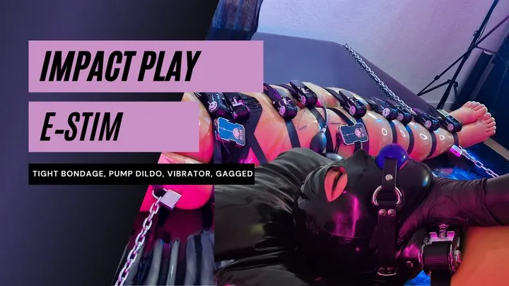 Lokana Lighto Latex - Latex Electro Bondage: Rough Play session