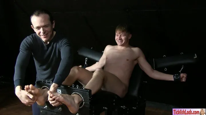 Ladsfeet And Tickling - Tim Chair Tickle HD Full Video 29 Mins