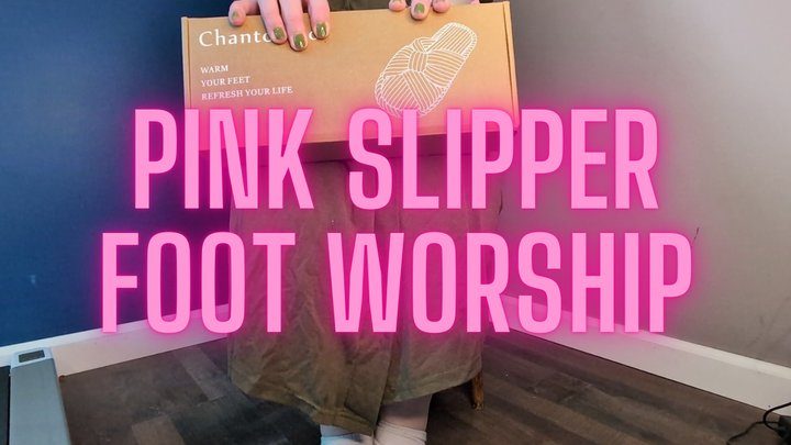 Bbwgoddesssara - Pink Slipper Foot Worship