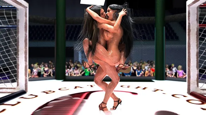 Girl Girl Catfights Sexfights - Preview of Nude Oil Catball Soccer Match