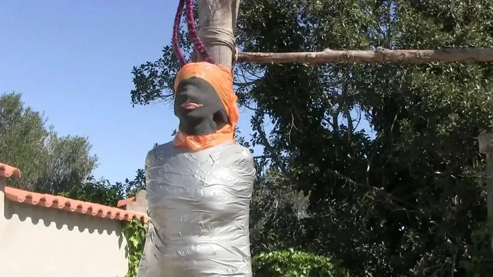 Supertight Bondage Challenges - The Spain Files - Ultra Double Layer Mummification in the Sun for Maya - Part 2 mp4 SD
