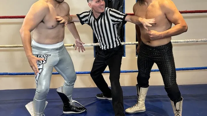 Pandemic Pro Wrestling - Two-on-One Men's Wrestling Match: Tom & Jerry v Referee Charlie