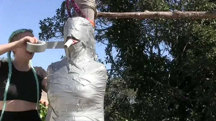 Supertight Bondage Challenges - The Spain Files - Ultra Double Layer Mummification in the Sun for Maya - Full Clip wmv SD