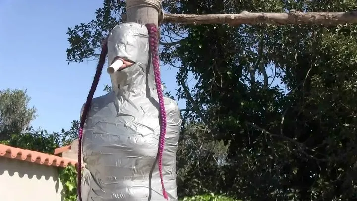 Supertight Bondage Challenges - The Spain Files - Ultra Double Layer Mummification in the Sun for Maya - Full Clip wmv HD