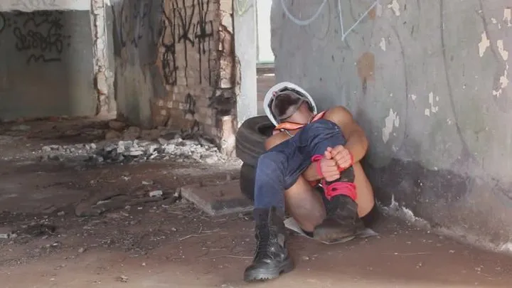Brazilian Bondage Boys - Hot Worker Tied Up at Work (Set 1)