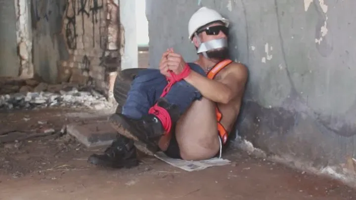 Brazilian Bondage Boys - Hot Worker Tied Up at Work (Set 2)
