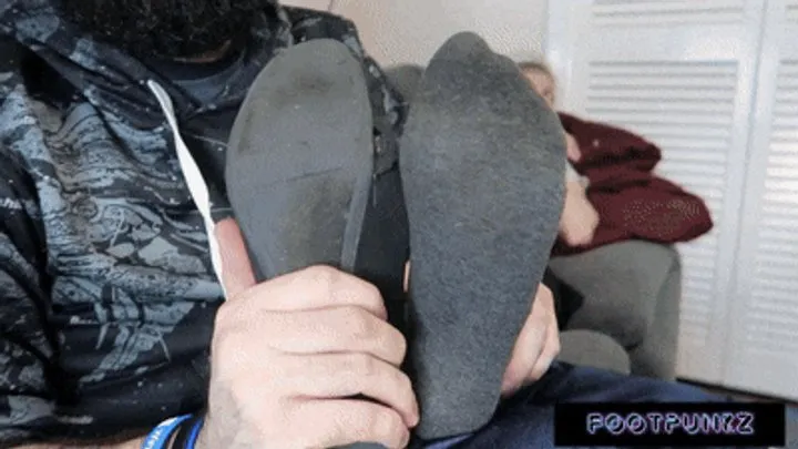 Footpunkz - Classic Tickling Clip - Blair Strips her Shoes and Socks off and gets Cute petite Feet Tickled and Worshipped