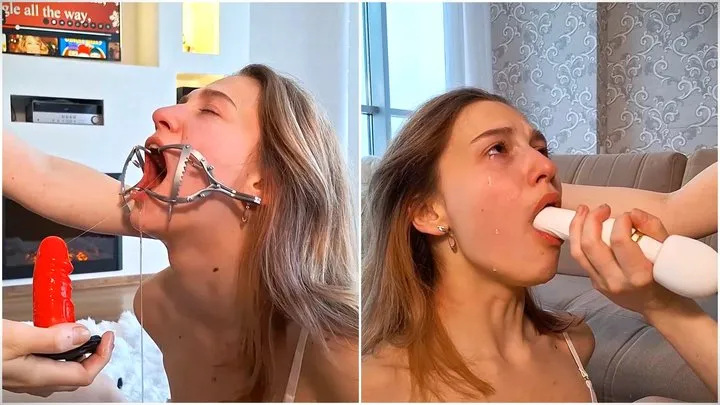 Fetish Line - SINGS SONGS AND SUCKS A GAG (FHD)